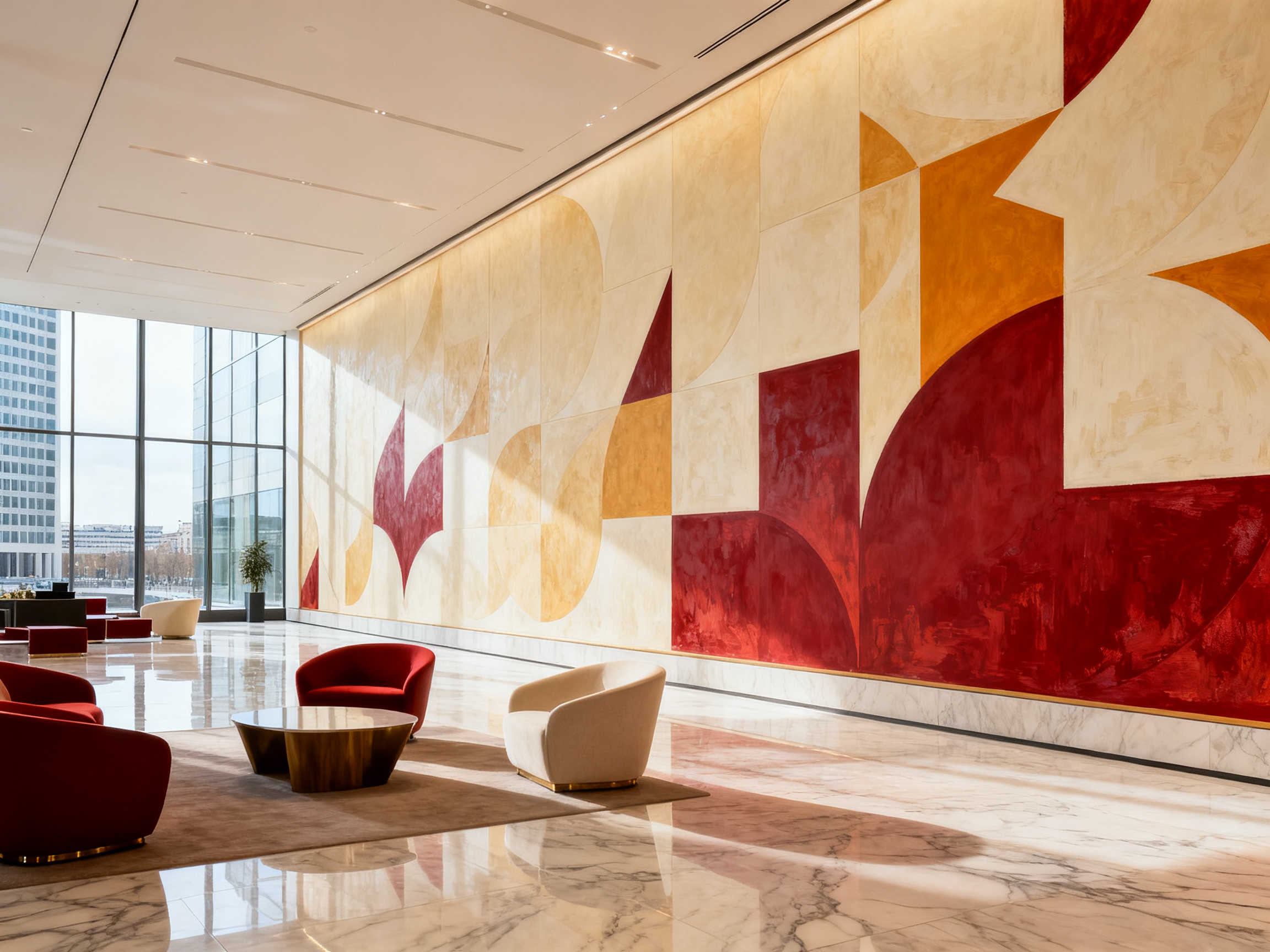 Fresque corporate de 24 mètres à La Défense